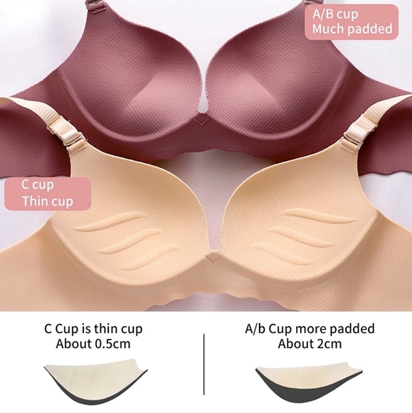 NWT ELEPLUS Seamless "No Wire, No Show" Comfort Bras - Picture 6 of 9